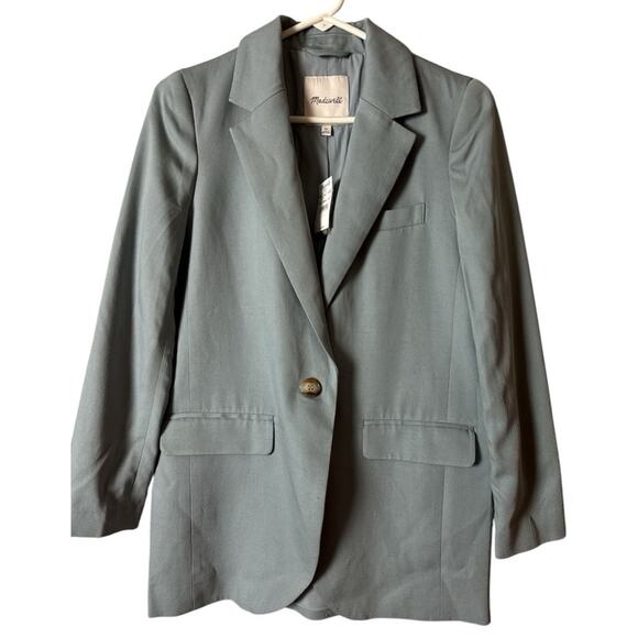 MADEWELL Blazer Jacket  Blue Wash Sz XS   NWT - Picture 1 of 8